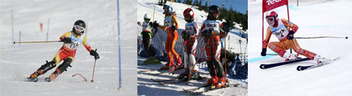 Ski Race Collage